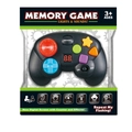 Black handheld memory game machine with colorful buttons and digital LED score display - Large Gamepad Model