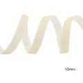 10mm wide velvet ribbon in off-white finish for DIY hair accessories and gift wrapping - 10mm / Size 10 / Beige