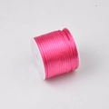 Cordino in seta coreana magenta da 1,5 mm per la creazione di gioielli fai da te - Rosso rosa