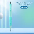 Green dolphin-shaped ergonomic mechanical pencil with anti-slip grip for posture correction - Green