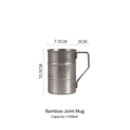 Camping Retro Cup Silver Gray