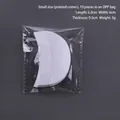 Pack of 10 white crescent eye shadow shields in transparent packaging, size 6.5x6x0.5cm - 10Pcs/Small/OPP Bag