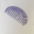 Small tortoiseshell purple marble wide-tooth acetate comb for hair styling and travel - Small Wide Tooth / 6# Purple White
