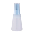 Outdoor BBQ oil bottle with blue silicone brush head and transparent scale container - Nordic Blue