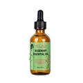 MELAO 60ml Rosemary Essential Oil in amber glass bottle with dropper for scalp and hair care - 60ml Rosemary Essential Oil