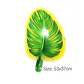Transparent Monstera Leaf Yellow (53x37cm)
