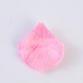 Single pink non-woven fabric rose petal with realistic texture on white background - Light Pink