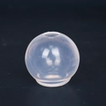 Lichtdurchlässige Silikonform für Harz-Schubladenknäufe und DIY-Deko-Accessoires - 30 mm Polierfreie Hochtransparente Kugelform