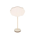 Cloud-shaped wooden mini chalkboard with round base stand for weddings and party decor - Cloud Plain Board