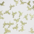 Glittery gold witch riding broom confetti for Halloween party table decoration - Witch / 100pcs Pack / Gold