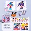 Magnetisches Gesichter-Puzzle Set für Kinder mit 39 Teilen für Prinzessin-Verkleidungen - Cartoon Gesichtswechsel
