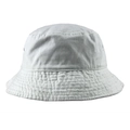 Sombrero de pescador de ala corta en algodón lavado blanco para hombre y mujer liso - M / Blanco