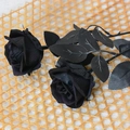 Flanellstoff Klein Schwarz