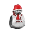 Silver snowman charm with red enamel hat and scarf for DIY charm bracelets - Silver Snowman (Red Hat/Scarf)