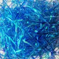Iridescent laser blue raffia paper shred filler for DIY gift box and wedding decoration - Electric Blue 100g