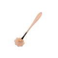 Rose gold flower shaped stainless steel coffee spoon with elegant petal detail - Rose Gold / Cosmos