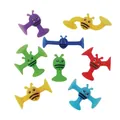 Colorful silicone insect suction cup bricks for kids creative DIY puzzle play - 10 Pcs Random Small Bee Set + Bag