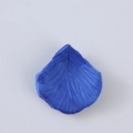 Single blue non-woven fabric rose petal with realistic texture for wedding decoration - Dark Blue