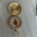 Vintage brass compass variant with engraved inspirational message from dad to son - From Dad to Daughter
