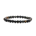 Tiger eye beaded bracelet featuring natural dark blue and black stones in a classic design - 6mm Tiger Eye Stone