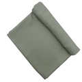 Sage green pleated satin chiffon long scarf rolled up on a clean white background - 180*70cm / Greyish Green (17#)
