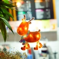 Reindeer LED suction cup window light with warm yellow glow for Christmas decoration - Christmas Reindeer