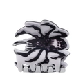 Pince à cheveux Halloween blanche avec motifs abstraits noirs et gris pour femme - Araignée