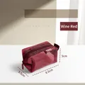 8.5x5.5x5cm Burgundy