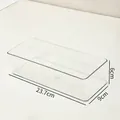 Clear acrylic storage box for 75mm badges and jewelry with rectangular flip lid - Empty Long Box 1pc