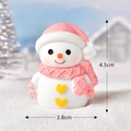No. 14 Pink Scarf Snowman