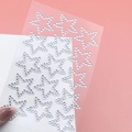 Star-shaped rhinestone face stickers with sparkling crystals for creative makeup art - Star Shaped Rhinestone Stickers (BJA-507)