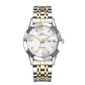 Orologio classico da donna in acciaio bicolore oro-argento con datario doppio - Bicolore Oro Bianco