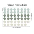 Size chart for Morandi dot wall stickers showing 60x40cm sheet with 48 decals - 40*60cm/Polka Dots