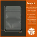 Ματ σακούλα τροφίμων 9x13cm με κλείσιμο φερμουάρ και στρογγυλεμένες γωνίες σνακ - Ματ Επίπεδο Κάτω Μέρος-9x13cm / 100 Τεμάχια/Δέσμη