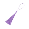 Silky lavender tassel accessory for heart-shaped DIY resin bookmarks and crafts - Ice Silk Tassel / Light Purple