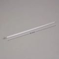 Reusable 26.5cm length and 0.8cm diameter clear Tritan straw for water bottles - Transparent Beveled Straw / 0.8*26.5cm