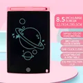 Pink 8.5 inch LCD writing tablet for kids with stylus and eye protection screen - 【Monochrome】8.5 Inch Pink