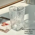 Bicchiere a forma di cuore con texture martellata e capacità 150ml dallo stile chic - 150ML / Tazza a cuore con texture martellata