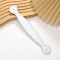 Silver PU leather wristlet strap accessory for phone cases and DIY handbags - Silver