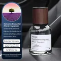 Car and home glass fragrance bottle with wooden cap, 160ml lavender scented essential oil - Small Time - Romantic Encounter