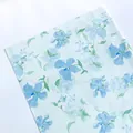 Light blue floral pearl paper for gift wrapping, size 50x70cm, 20 sheets per pack - 【Blue Cherry Blossom】20 Sheets 50*70cm