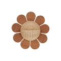 Nordic sunflower rattan wall hanging storage basket for kids room decor and home organizing - Imitation Rattan Sunflower Diameter 40CM