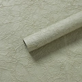 Light bean green textured paper for flower wrapping with elegant stone-like 3D wrinkles - 60x60cm (5 Sheets/Pack) / Mint Green