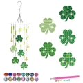 Kit scacciapensieri pittura a diamante San Patrizio con ciondoli a quadrifoglio - Stile 3-Forme di Trifoglio Assortite