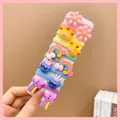 Detail of 10-piece cartoon hair ties with sun, rainbow, and crown for girls - Crown (10 Pcs)