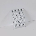 Stickers à ongles auto-adhésifs fins avec motifs élégants de roses et papillons noirs et blancs - Style Rose Papillon en Relief 3D (MN-174F-新浮雕)