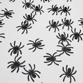 Glittery black spider confetti sequins for Halloween party table decoration - Spider / 100pcs Pack / Glitter Black
