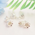 Vue détaillée du pendentif fleur de muguet en or 14K pour la création de bijoux DIY - Argenté Muguet