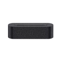 3D flame humidifier with black marble crackle finish and sleek oval docking groove - DQ709 Standard / Black Lava Style