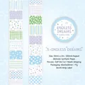 Twilight Label Endless Dream floral decorative tape with glitter finish for journaling - Endless Dream